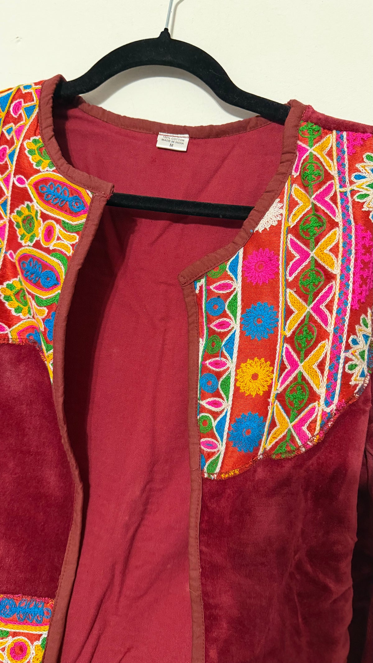 Chaqueta Jaipur Velvet - Rojo 9