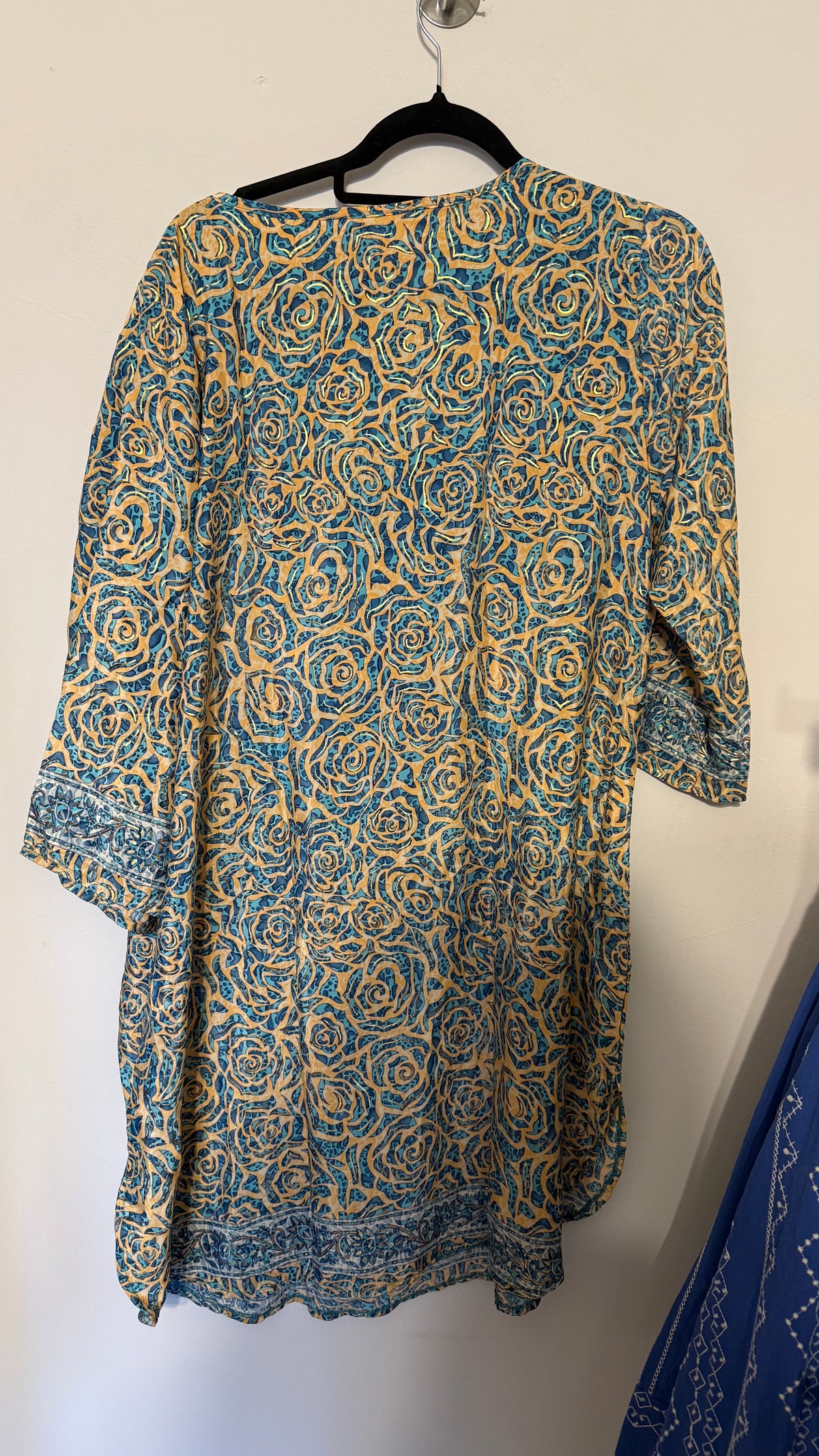 Vestido Kiran – Turquesa Dorado