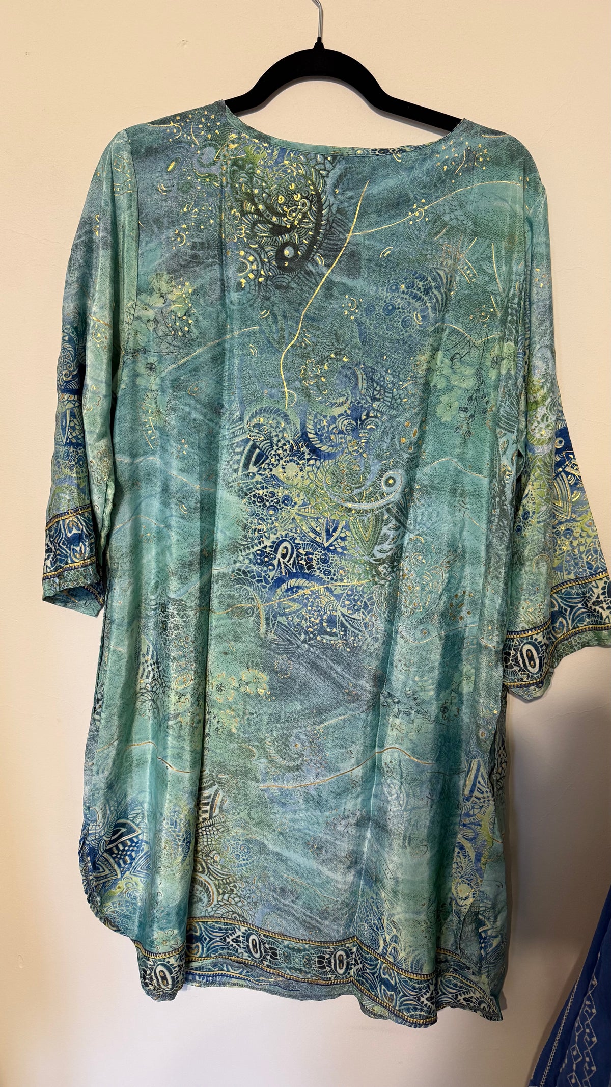 Vestido Kiran – Turquesa Vintage