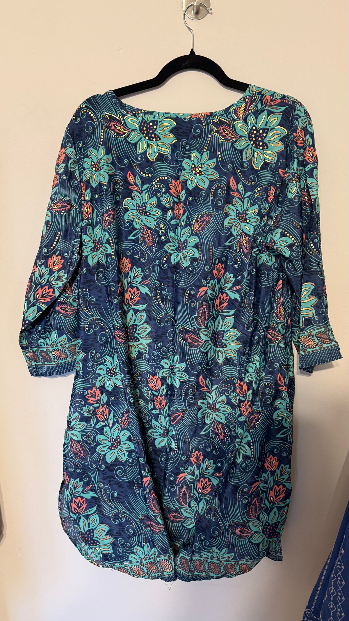 Vestido Kiran – Azul Petróleo