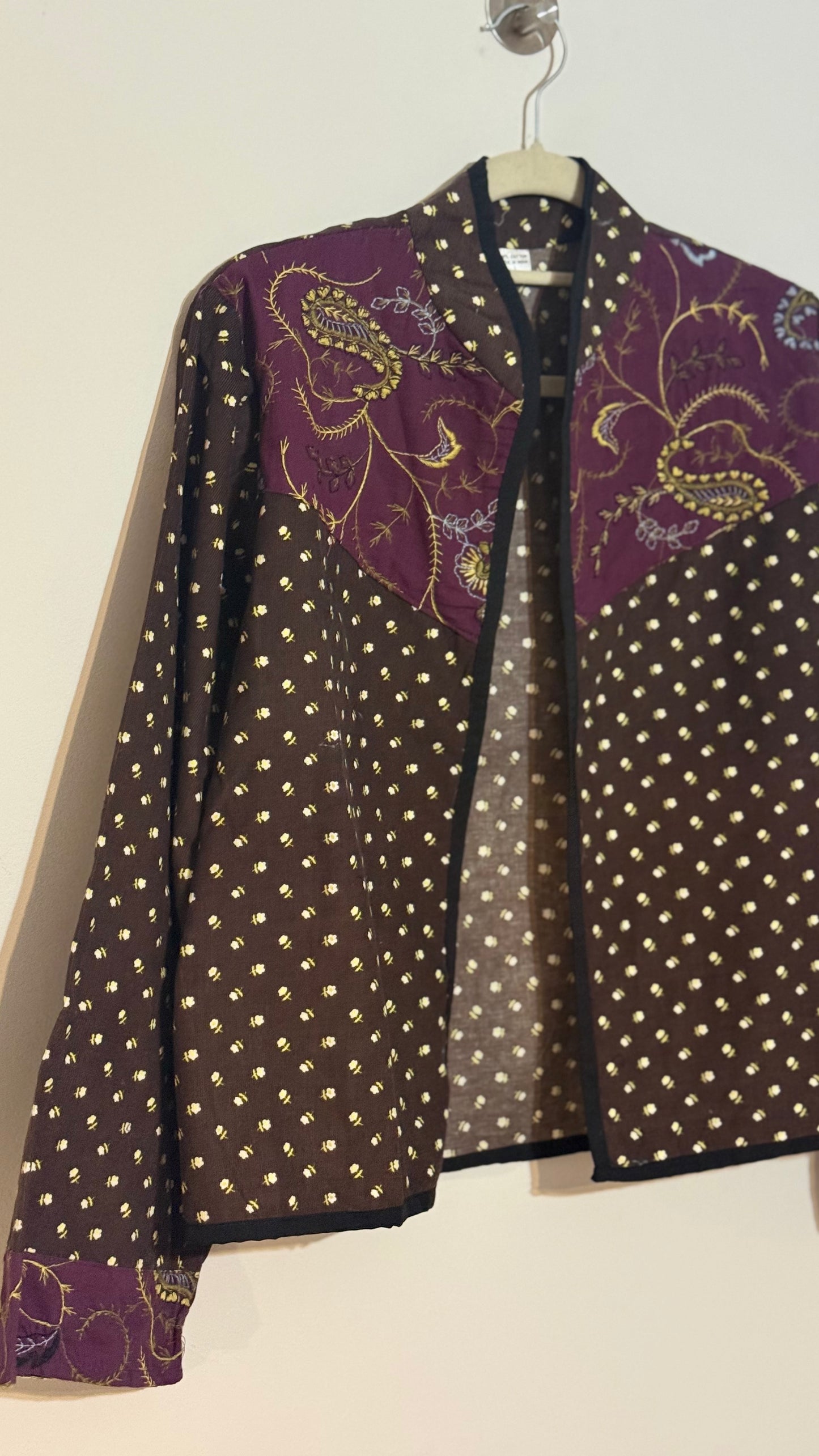 Chaqueta Nayla - Marron Flores 7