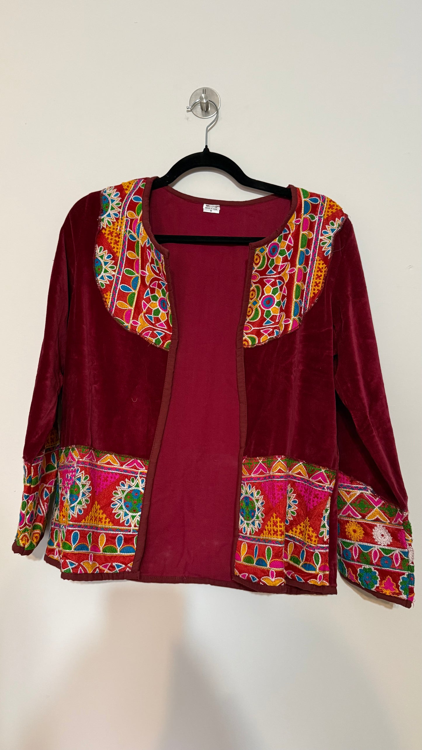 Chaqueta Jaipur Velvet - Rojo 3
