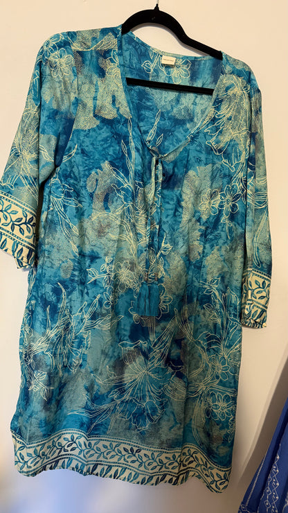 Vestido Kiran – Turquesa Aqua