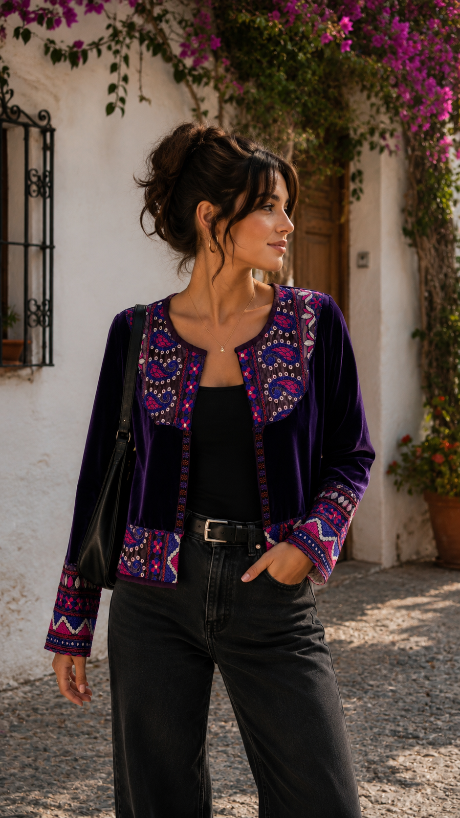 Chaqueta Jaipur Velvet - Violeta 8