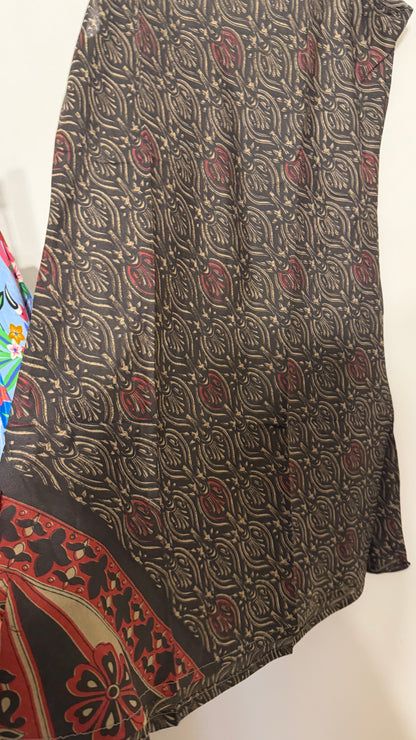 Vestido Saral | Negro Terracota