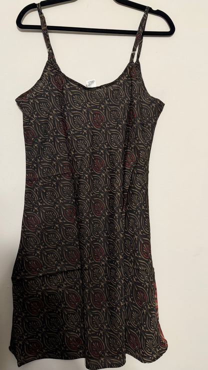 Vestido Saral | Negro Terracota