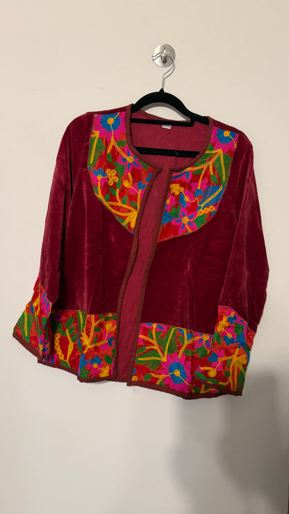 Chaqueta Jaipur Velvet - Rojo 11
