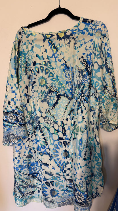 Vestido Kiran – Azul Mediterráneo