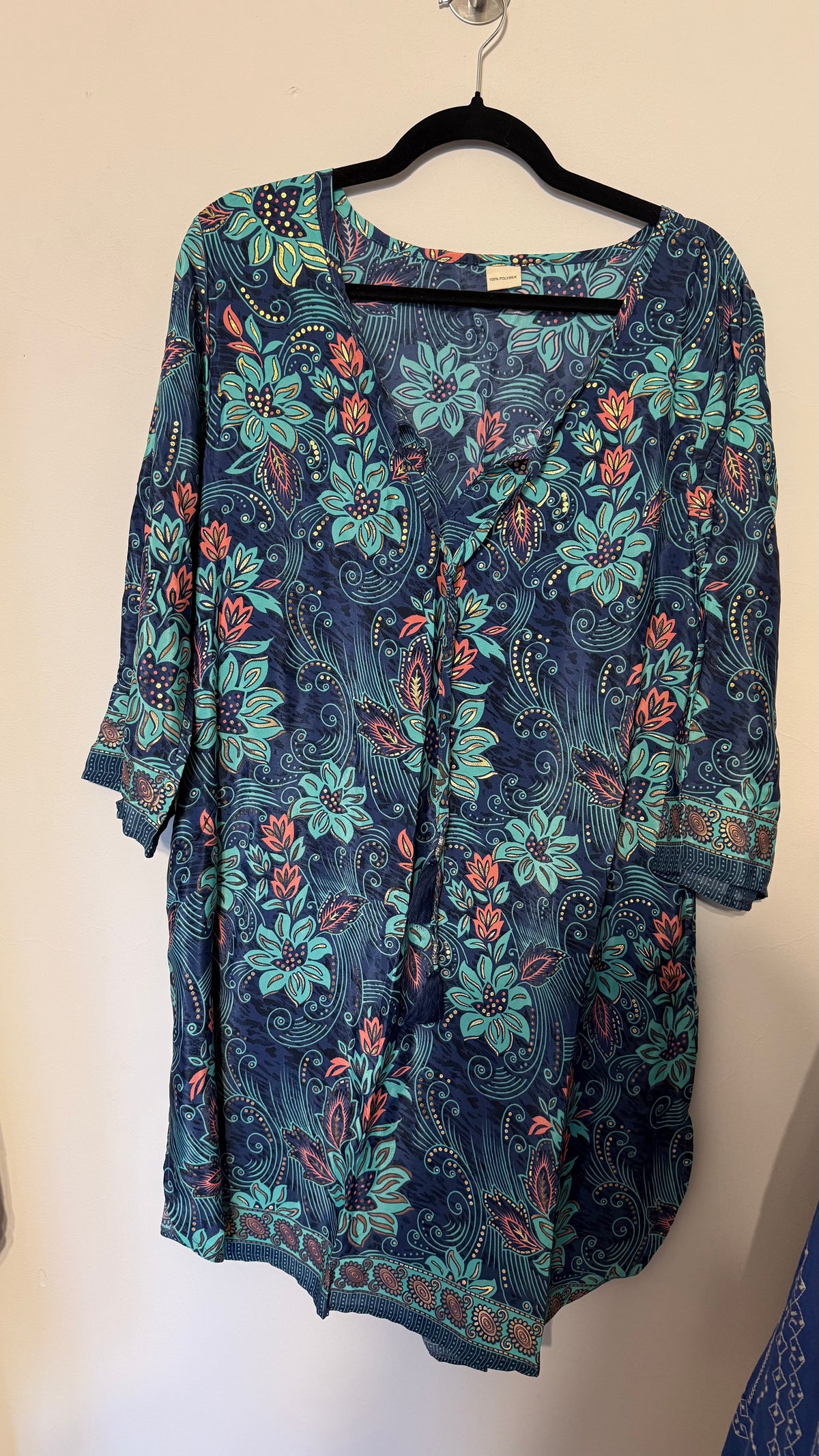 Vestido Kiran – Azul Petróleo