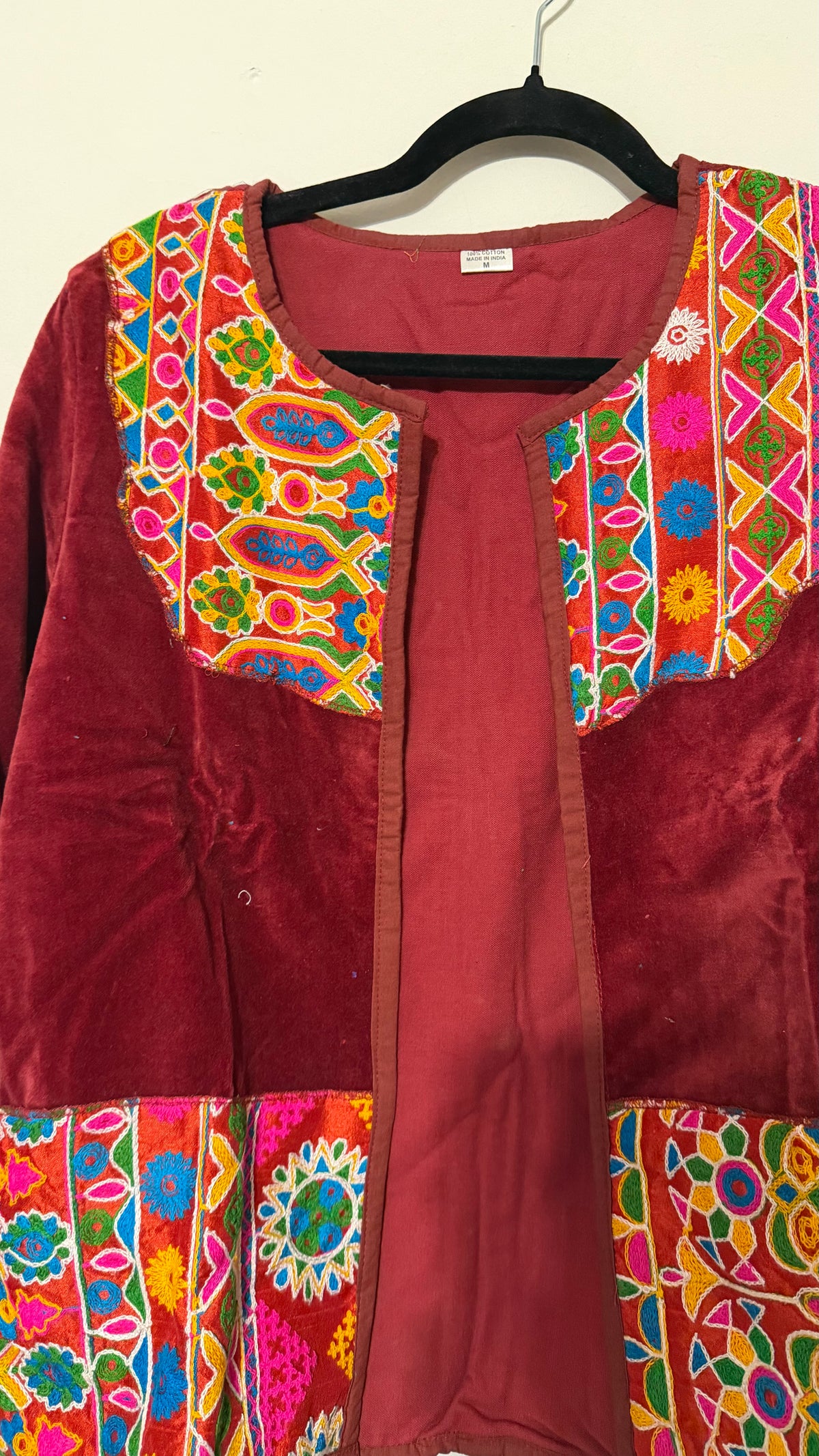 Chaqueta Jaipur Velvet - Rojo 10