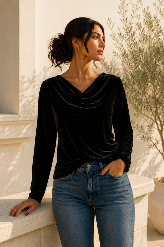 Blusa Kiara - Negro