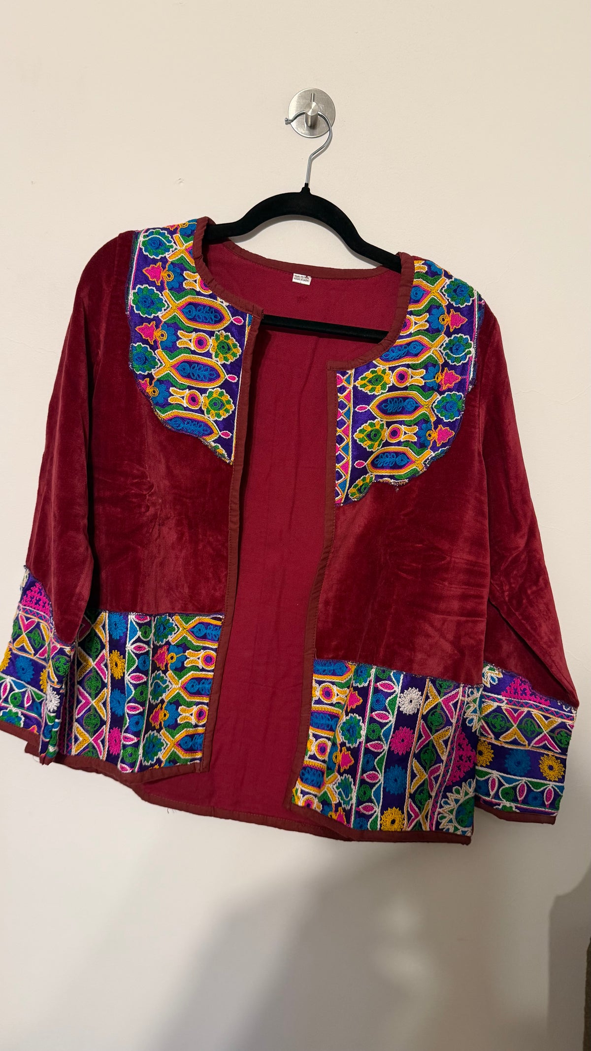 Chaqueta Jaipur Velvet - Rojo 5