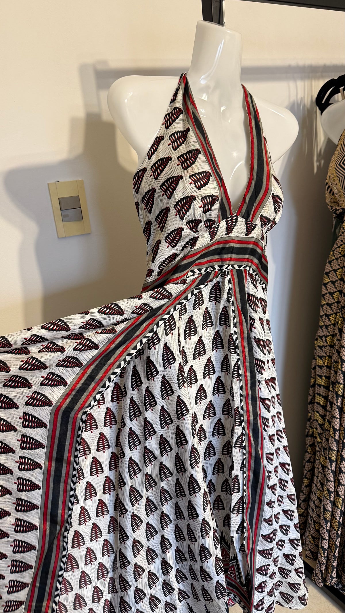 Vestido Diya - Marfil Terracota