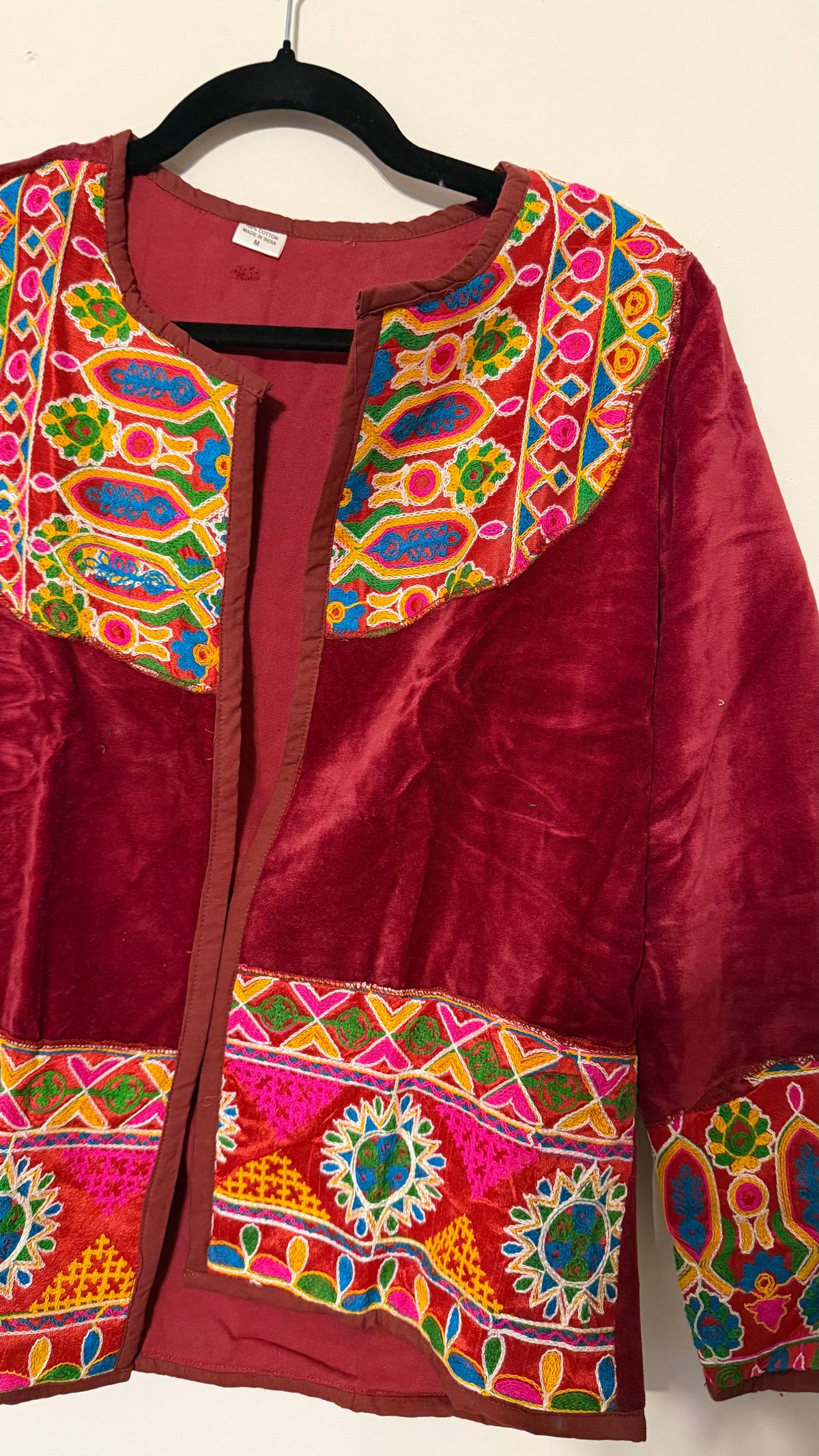 Chaqueta Jaipur Velvet - Rojo 6