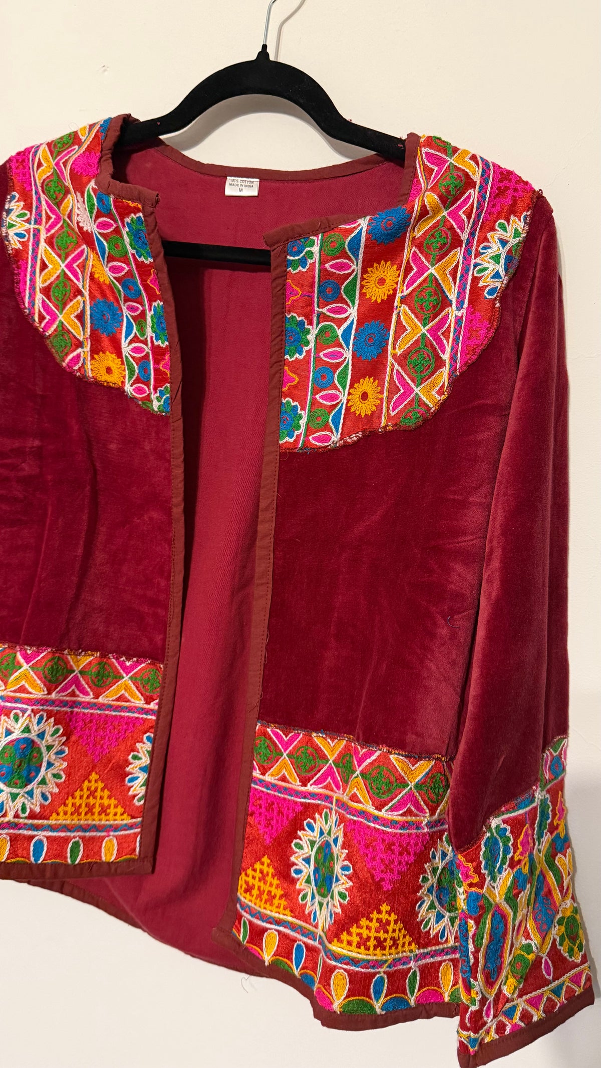 Chaqueta Jaipur Velvet - Rojo 8