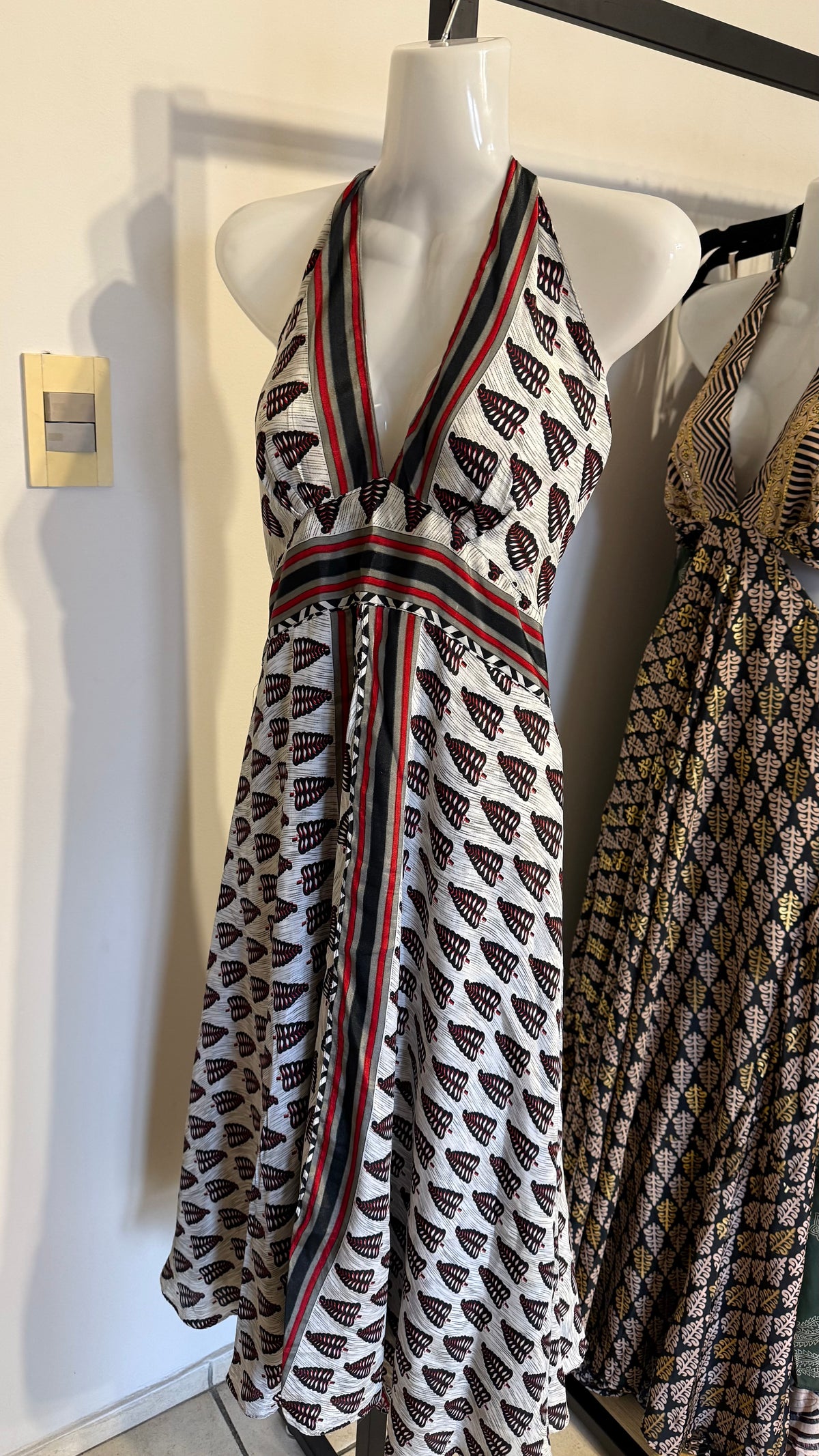 Vestido Diya - Marfil Terracota