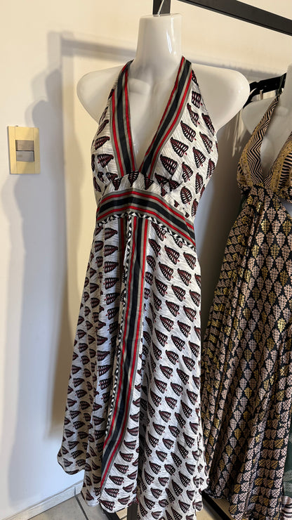 Vestido Diya - Marfil Terracota