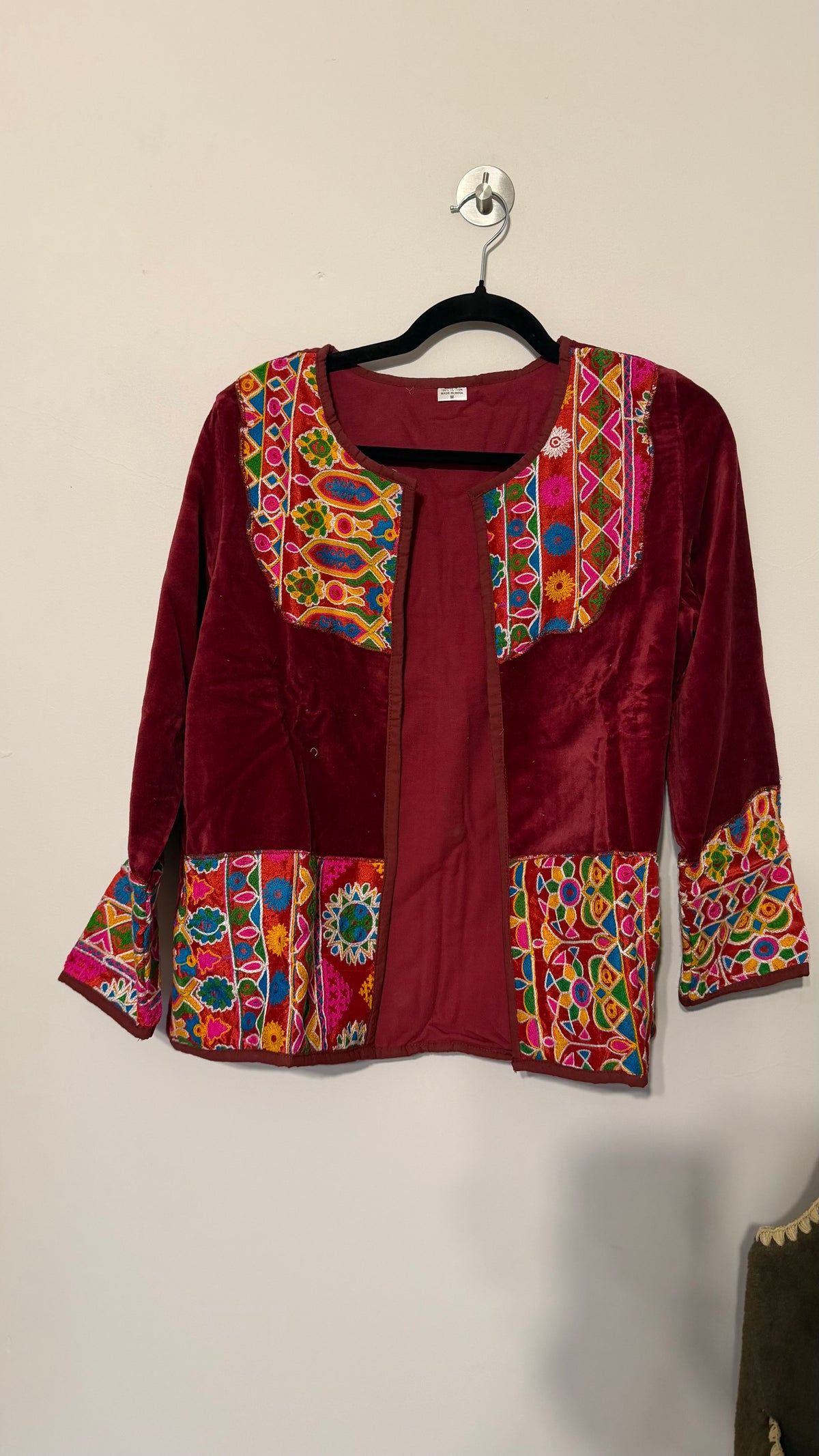 Chaqueta Jaipur Velvet - Rojo 10