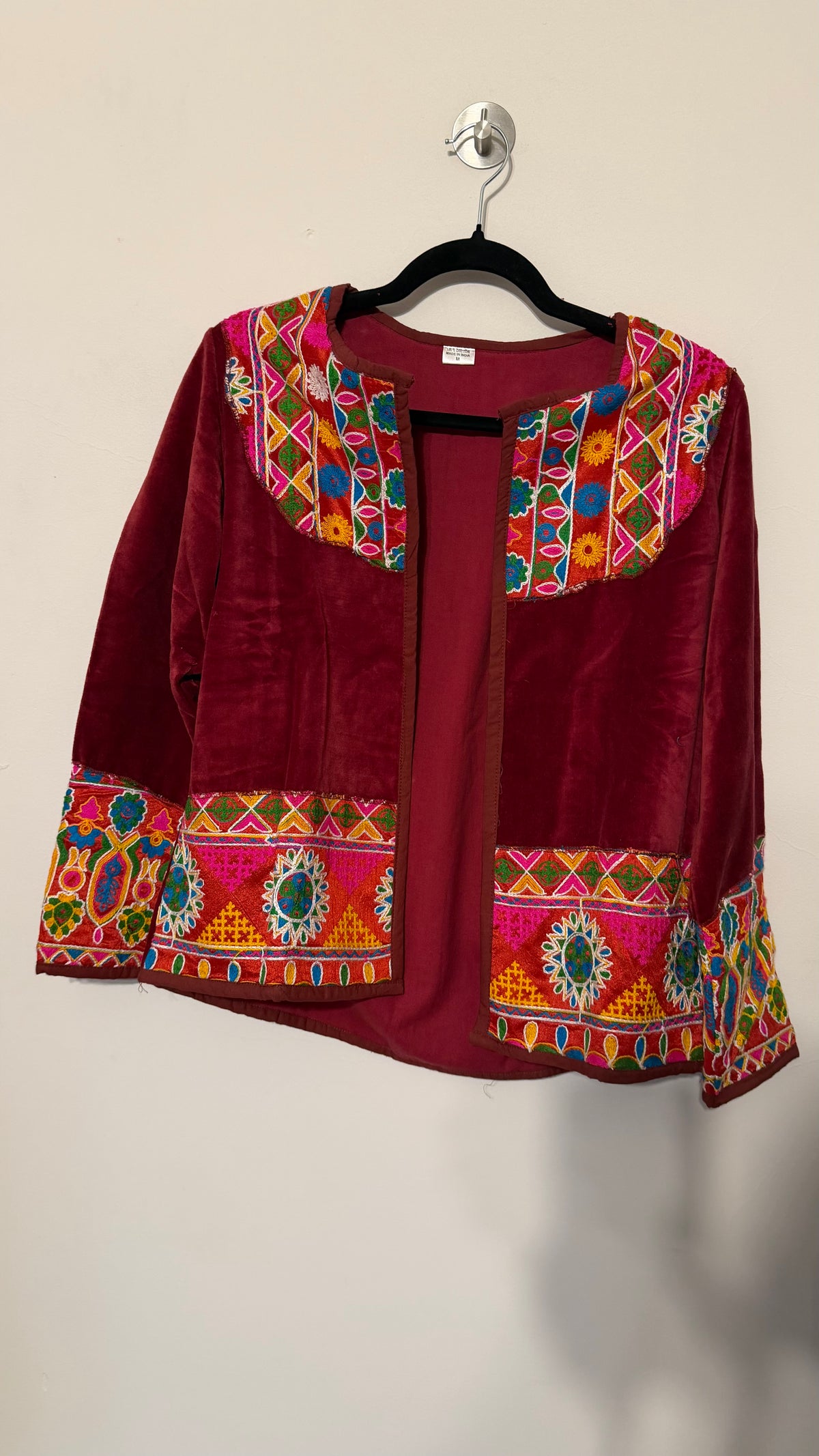 Chaqueta Jaipur Velvet - Rojo 8