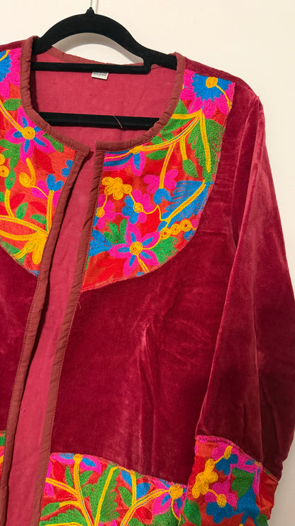 Chaqueta Jaipur Velvet - Rojo 11