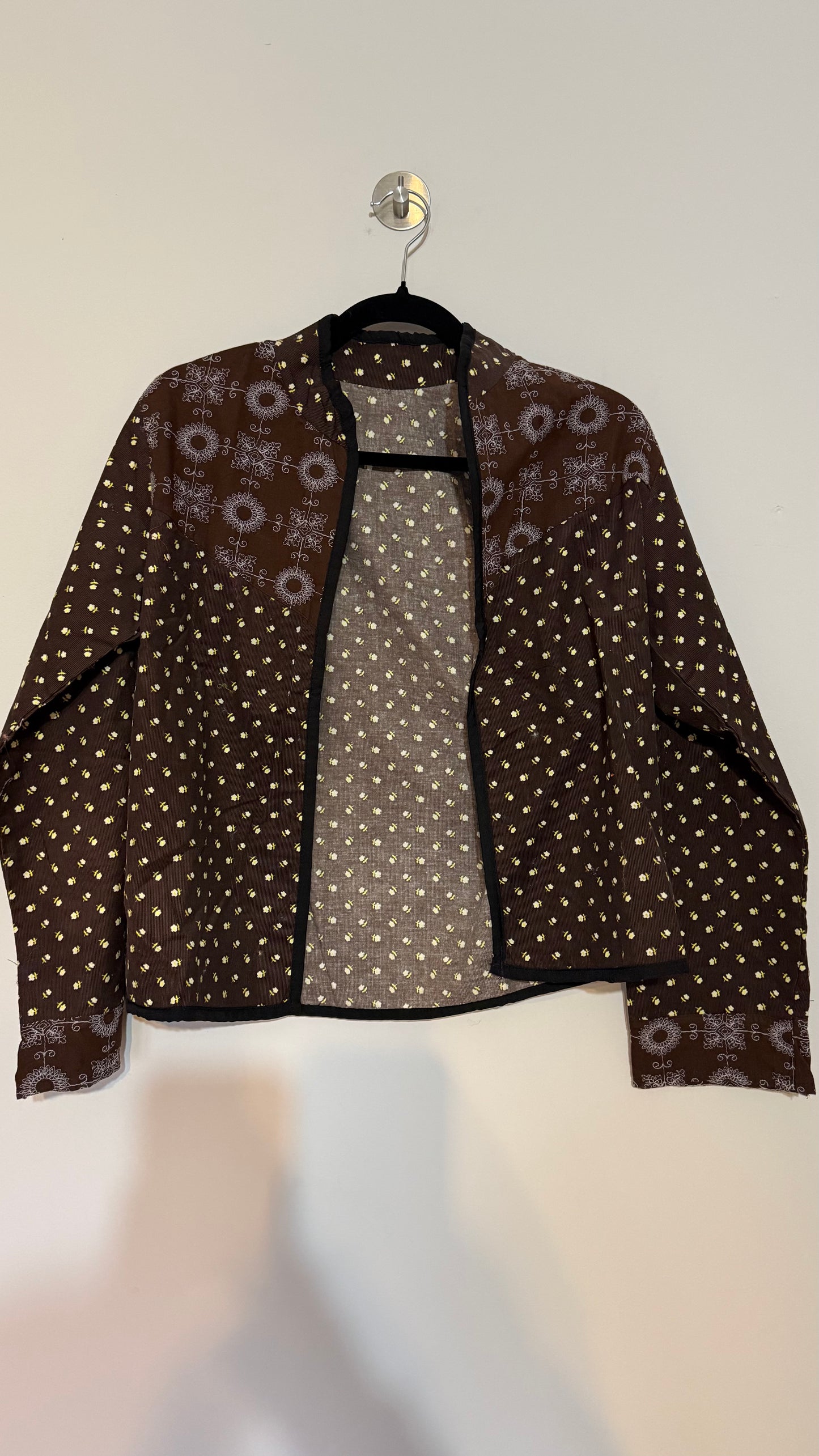 Chaqueta Nayla - Marron Flores 5