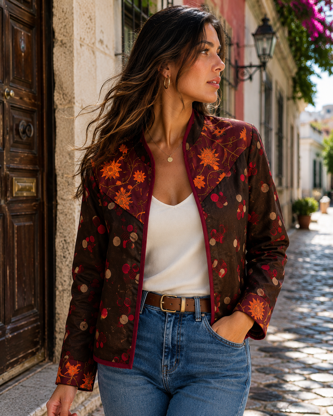 Chaqueta Nayla - Marron Lunares 4