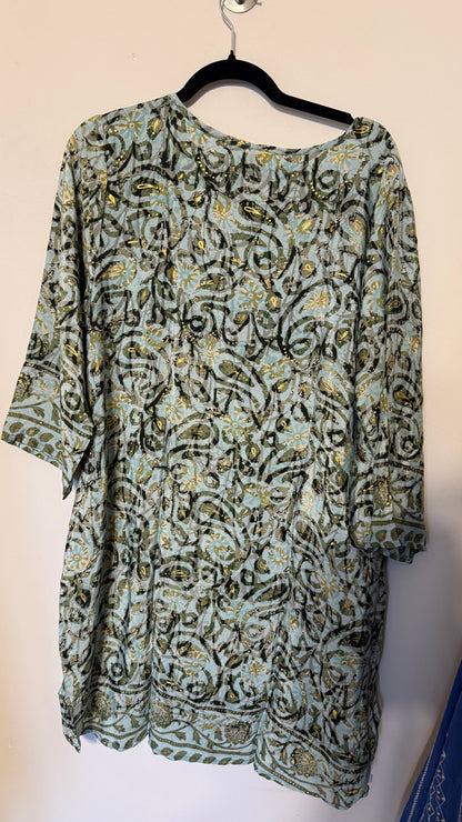 Vestido Kiran – Verde Salvia