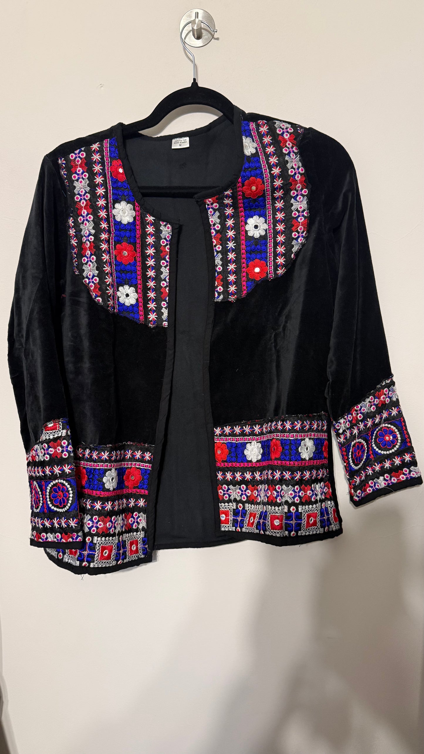 Chaqueta Jaipur Velvet - Negro 10