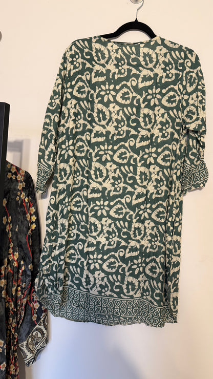 Vestido Kiran Cotton - Verde Salvia