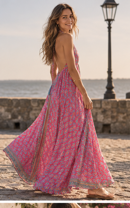 Vestido Myra - Rosa Lavanda