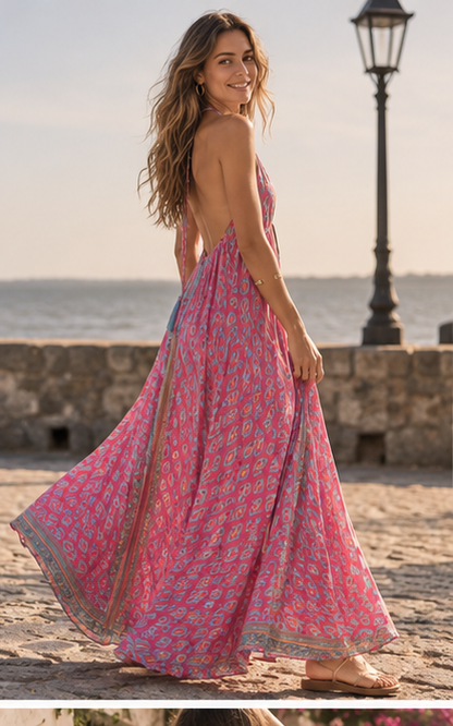 Vestido Myra - Rosa Lavanda