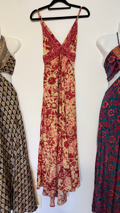 Vestido Anika - Terracota Floral