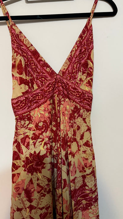 Vestido Anika - Terracota Floral