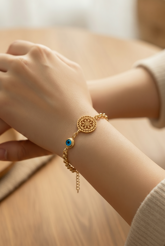 Pulsera Amuleto Mandala Protección