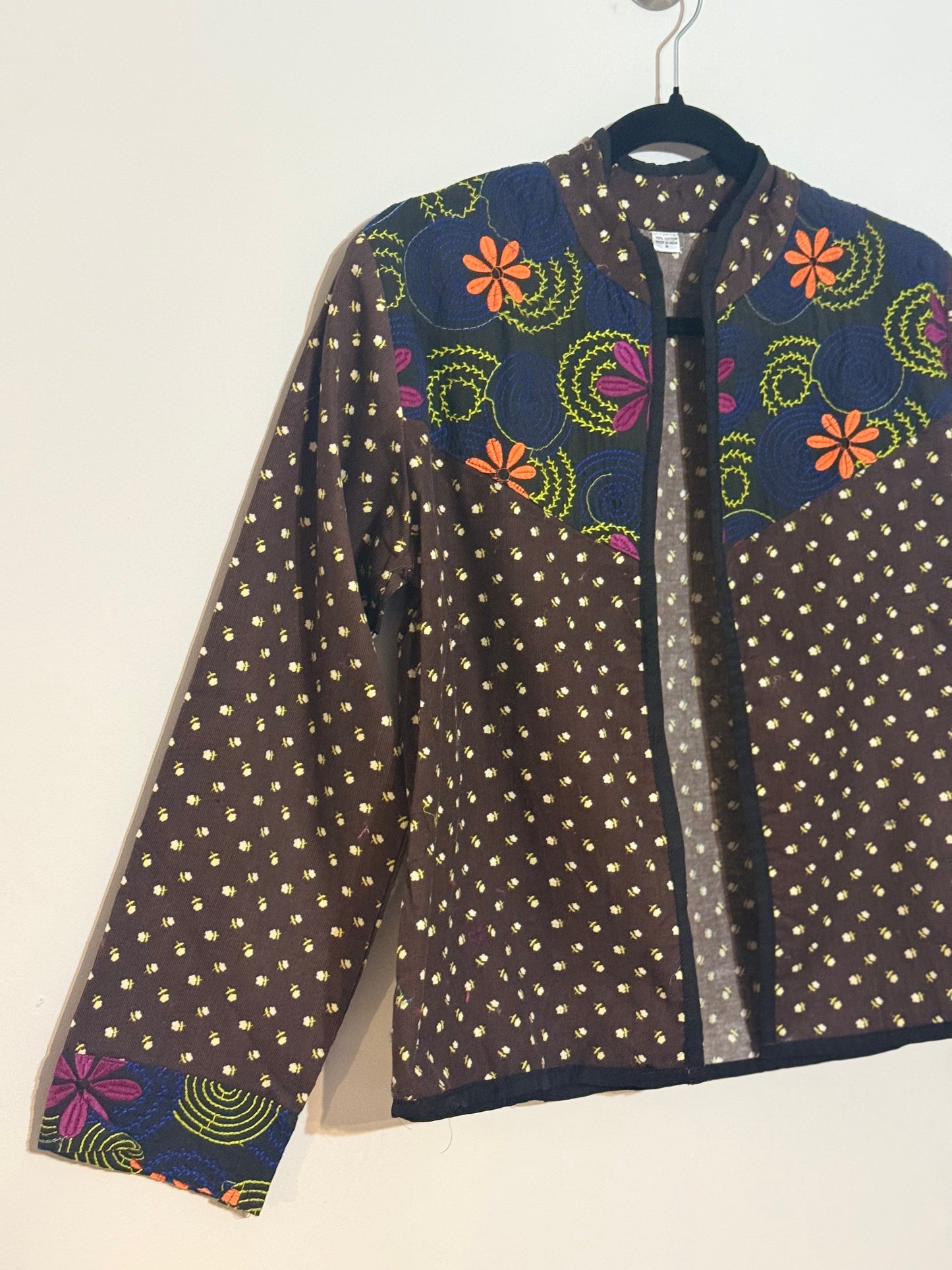 Chaqueta Nayla - Marron Flores 6