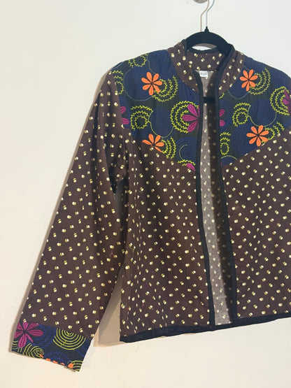 Chaqueta Nayla - Marron Flores 6