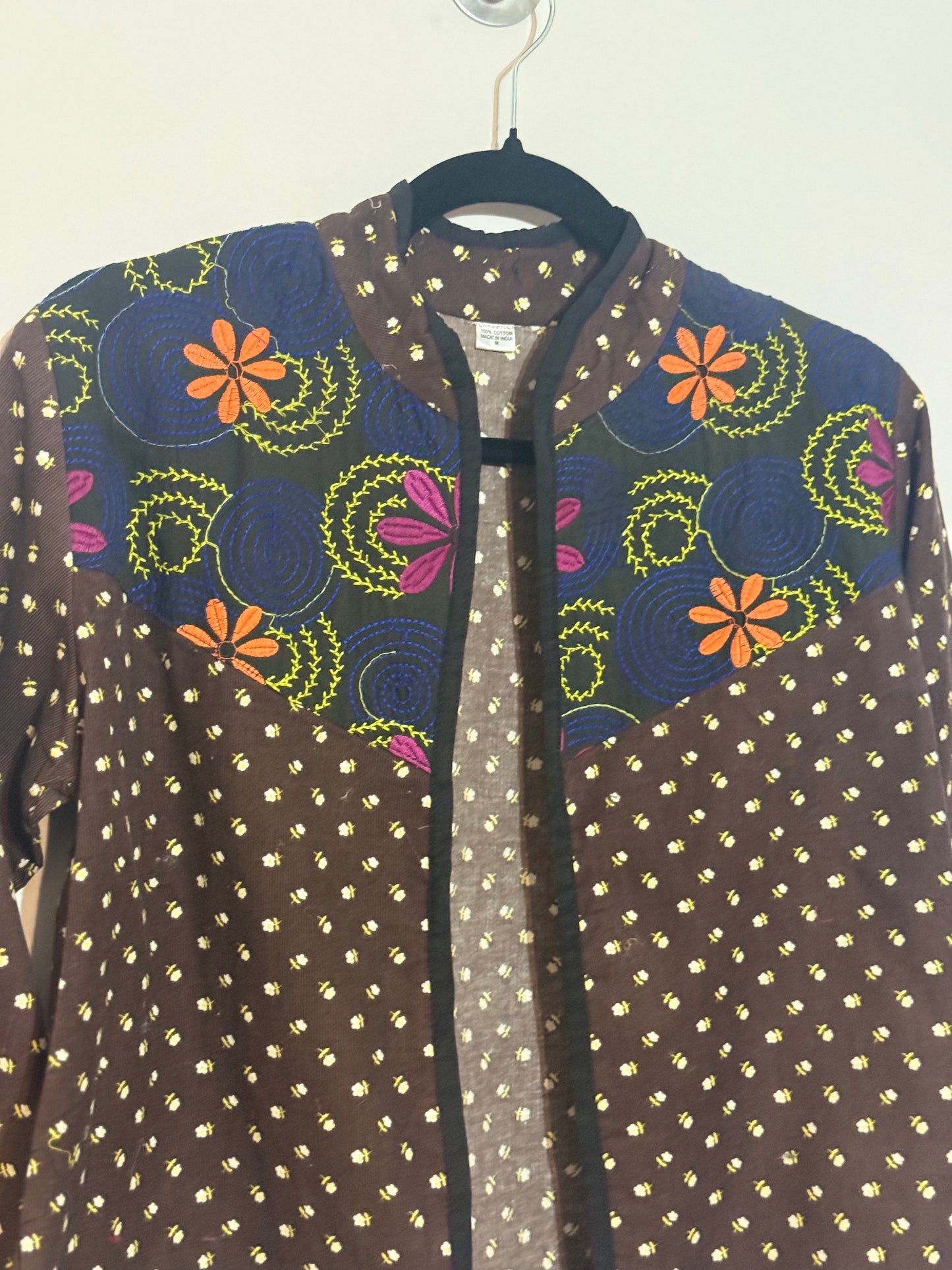 Chaqueta Nayla - Marron Flores 6
