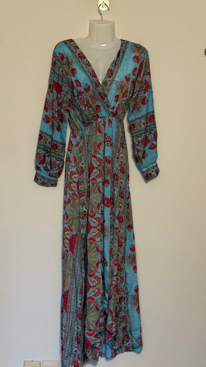 Vestido Zahara - Coral Celeste