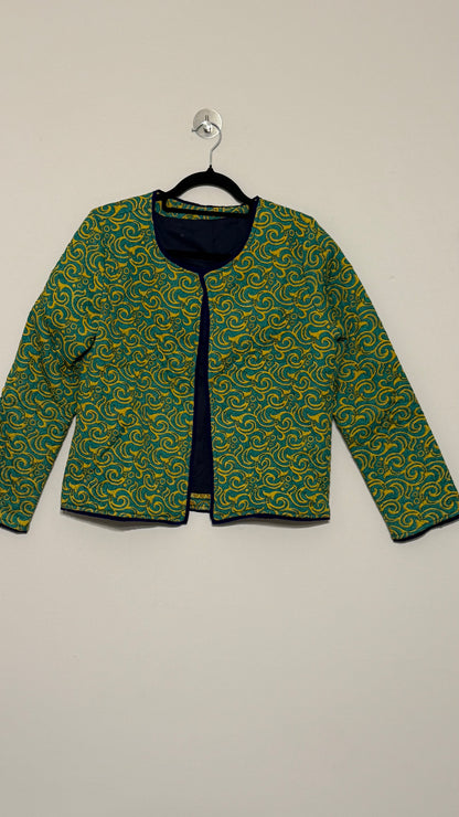 Chaqueta Meera - Olas Verdes