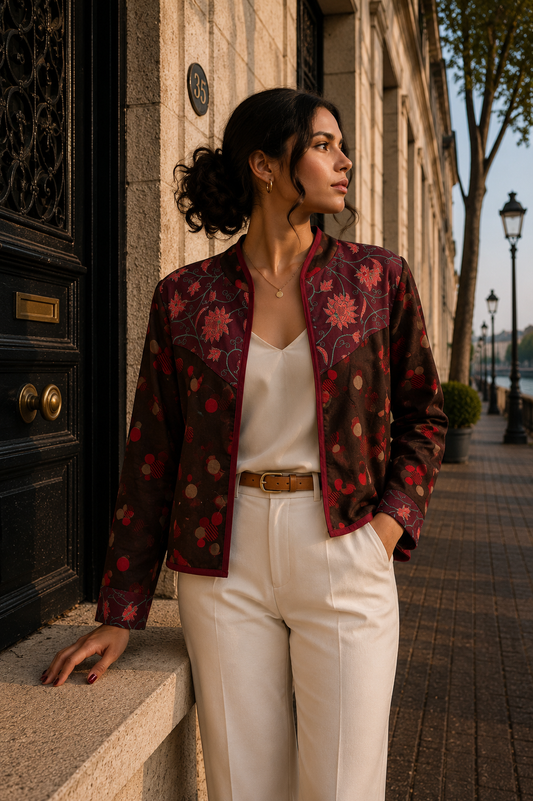 Chaqueta Nayla - Marron Lunares 3