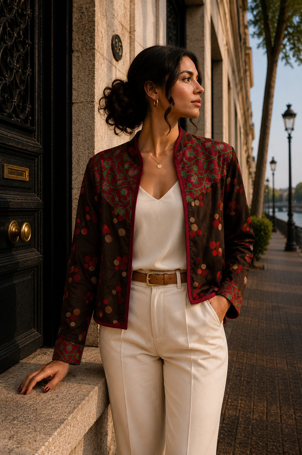 Chaqueta Nayla - Marron Lunares 4