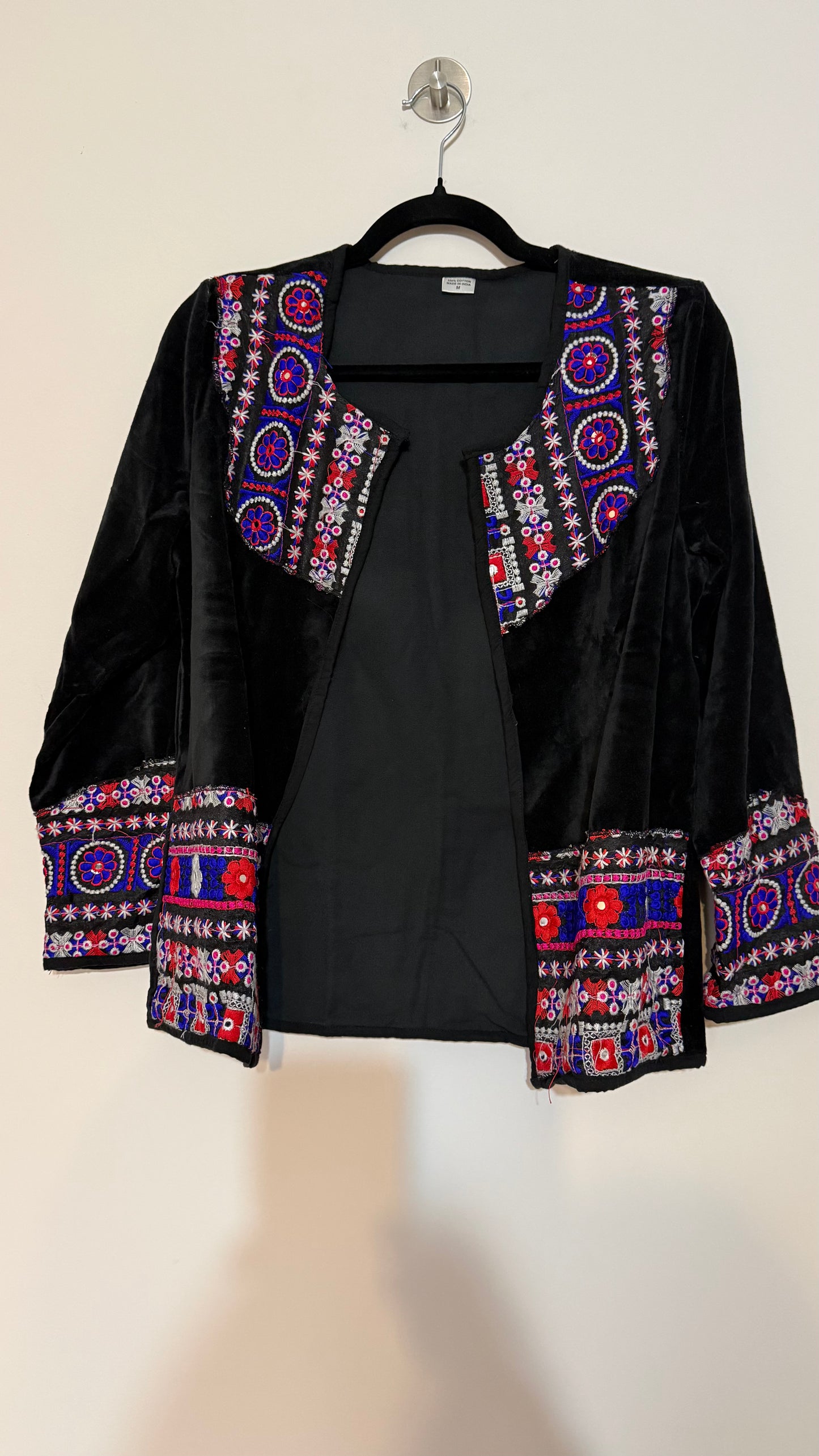 Chaqueta Jaipur Velvet - Negro 4