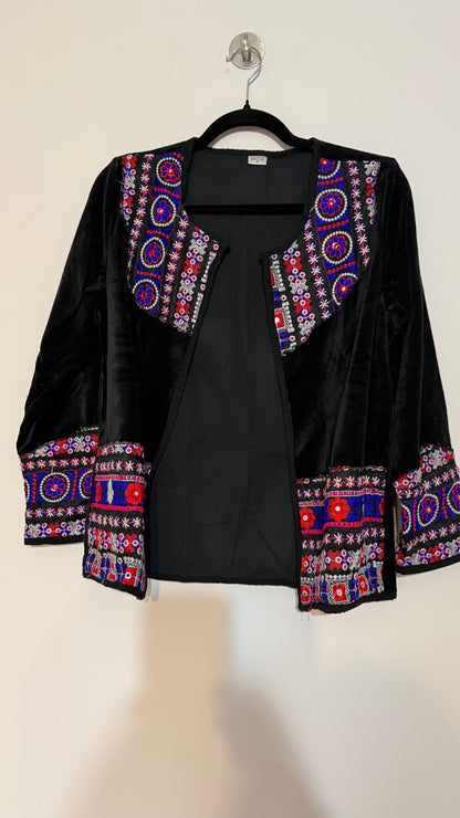 Chaqueta Jaipur Velvet - Negro 4