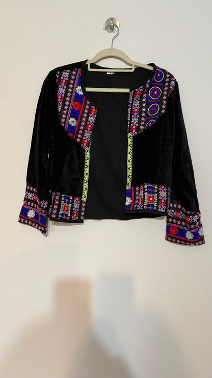 Chaqueta Jaipur Velvet - Negro 6