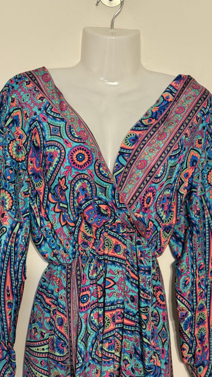Vestido Zahara – Índigo Floral