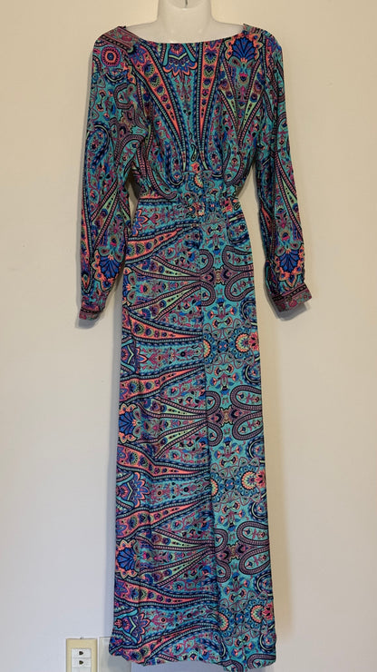 Vestido Zahara – Índigo Floral