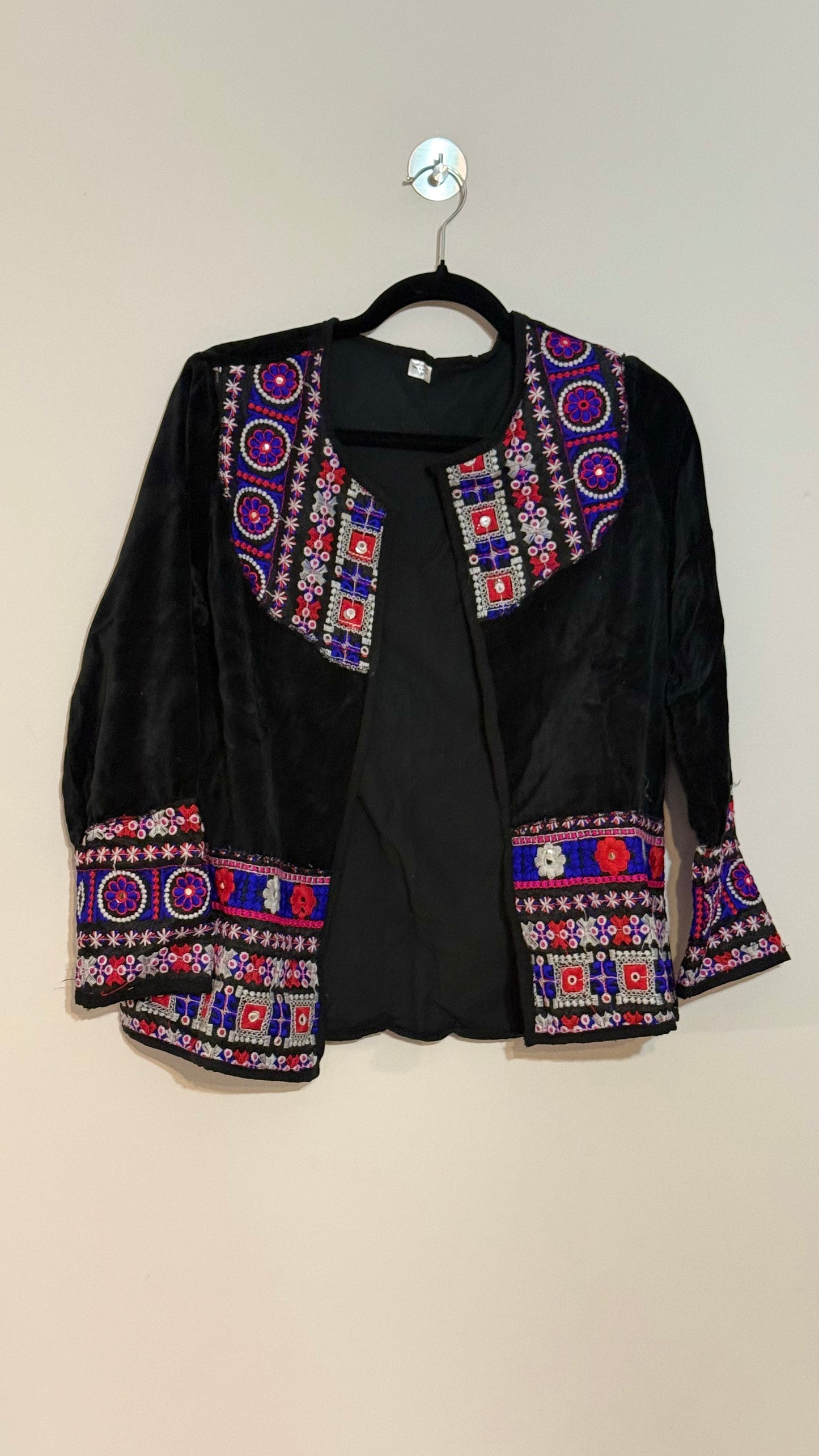 Chaqueta Jaipur Velvet - Negro 9