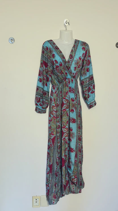 Vestido Zahara - Coral Celeste
