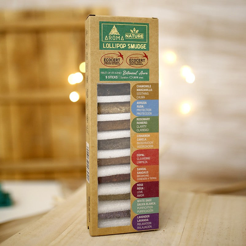 Sahumadores de Hierbas Naturales – Lollipop (Pack x9)