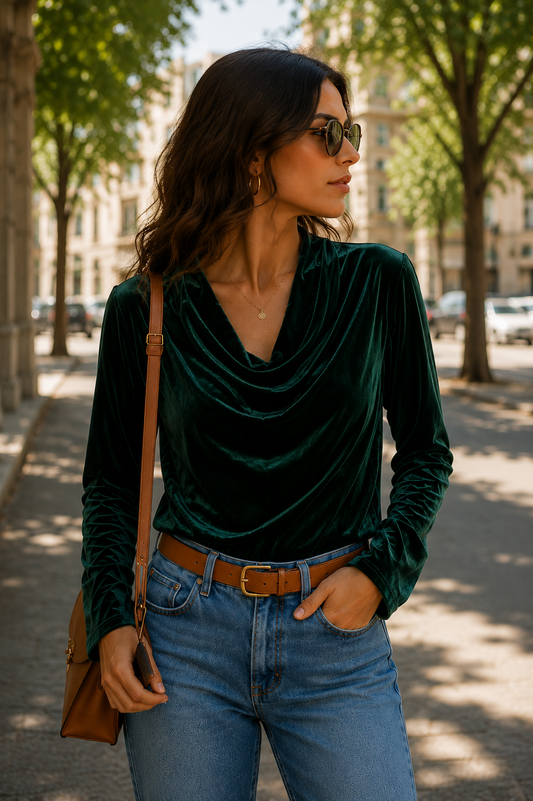 Blusa Kiara - Verde Jade